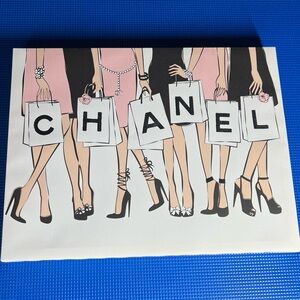 CHANEL Fashionista Shopping Canvas Wall Hanging